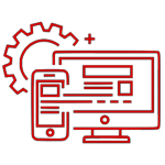 Web & Digital Design in Red